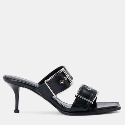 Leather Leath Sleath Boxcarsi Sandal EU 37 - Alexander McQueen - Modalova