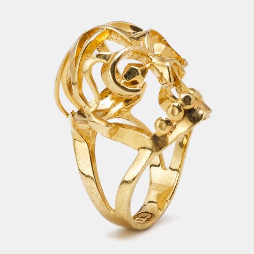 Skull Tone Ring Size 53 - Alexander McQueen - Modalova