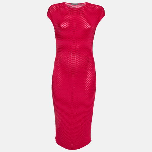 Textured Knit Sheath Dress S - Alexander McQueen - Modalova