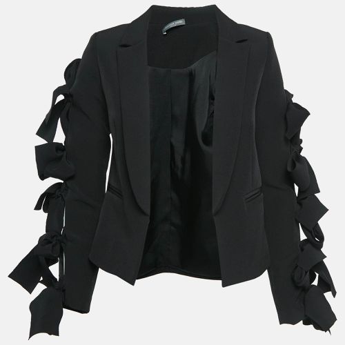 Crepe Cut-Out Tie-Up Detail Blazer S - Alexander McQueen - Modalova