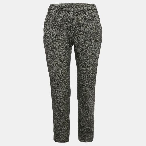 Herringbone Boucle Wool Capri Pants S - Alexander McQueen - Modalova