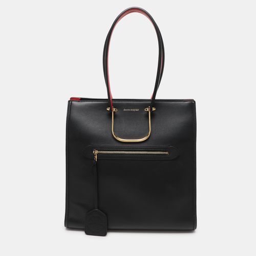 Leather The Tall Story Tote - Alexander McQueen - Modalova