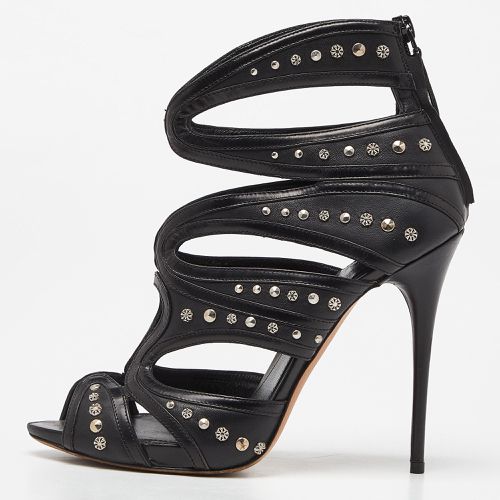 Leather Studded Strappy Sandals Size 38 - Alexander McQueen - Modalova