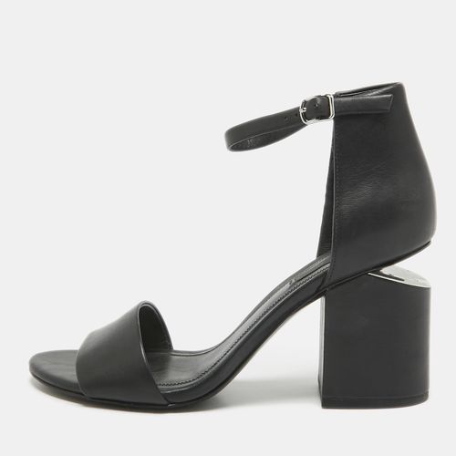 Leather Block Heel Abby Sandals Size 37 - Alexander Wang - Modalova