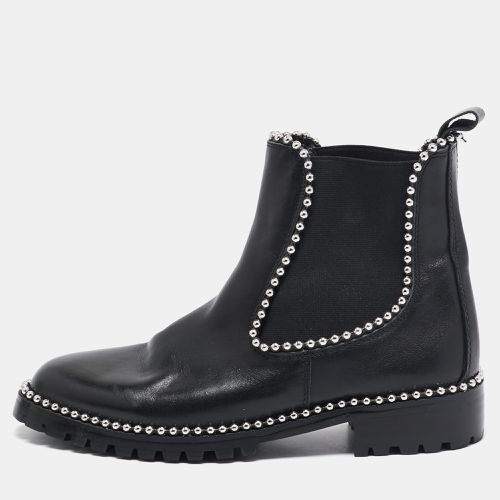 Leather Studded Accents Chelsea Boots Size 40 - Alexander Wang - Modalova