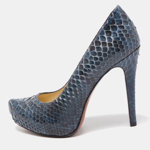 Two Tone Python Platform Pumps Size 37 - Alexandre Birman - Modalova