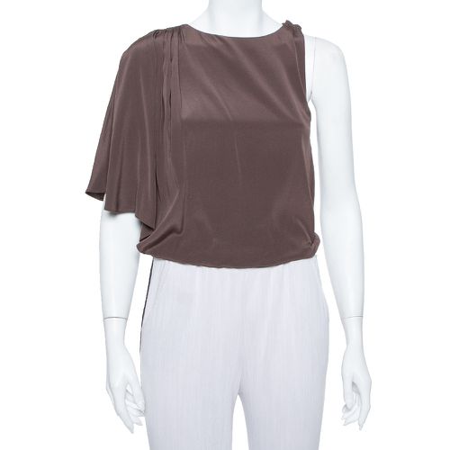 Silk Asymmetric Draped Top XS - Alice + Olivia - Modalova