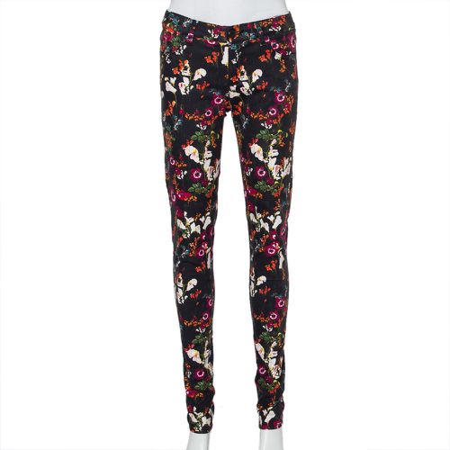 Floral Printed Denim Skinny Fit Jeans S - Alice + Olivia - Modalova