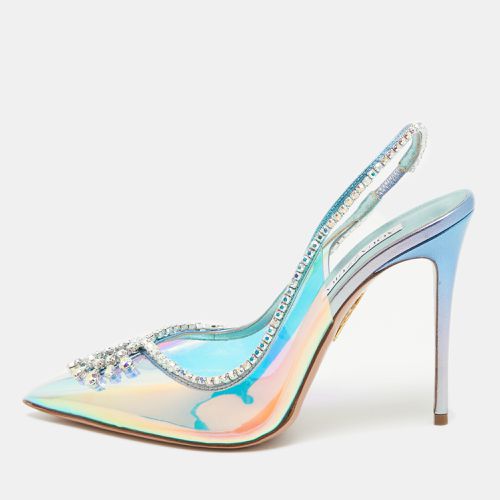 Iridescent PVC and Leather Seduction Pumps Size 40.5 - Aquazzura - Modalova