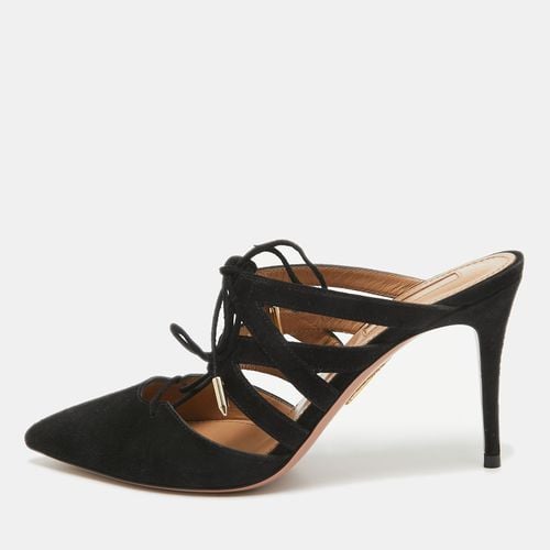 Suede Belgravia Mules Size 35.5 - Aquazzura - Modalova