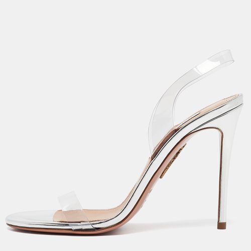 PVC So Nude Ankle Strap Sandals Size 37 - Aquazzura - Modalova