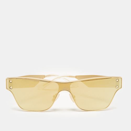 Gold Tone/ & Gold Mirrored BV1148S Rectangle Sunglasses - Bottega Veneta - Modalova