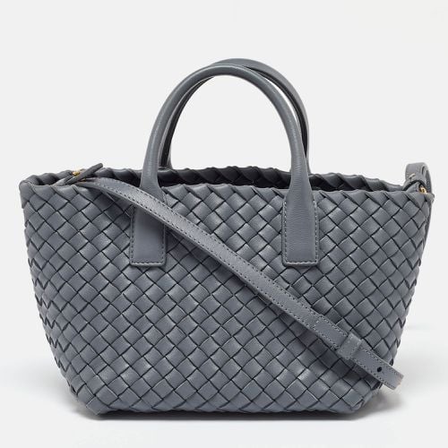 Intrecciato Leather Mini Cabat Tote - Bottega Veneta - Modalova