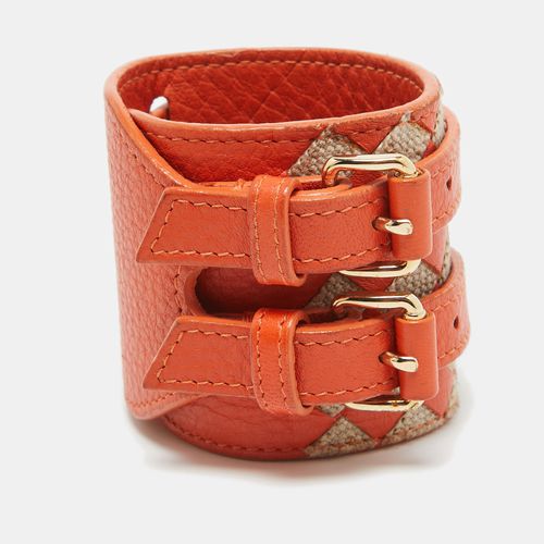 Beige Intrecciato Leather and Jute Double Buckle Wrap Bracelet - Bottega Veneta - Modalova