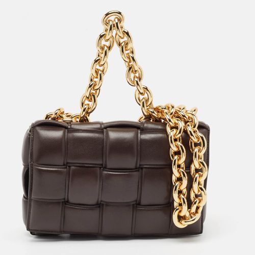 Choco Padded Leather Chain Cassette Shoulder Bag - Bottega Veneta - Modalova