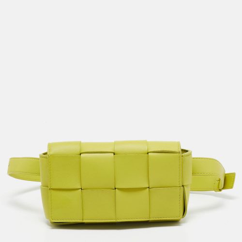 Neon Leather Intrecciato Cassette Belt Bag - Bottega Veneta - Modalova