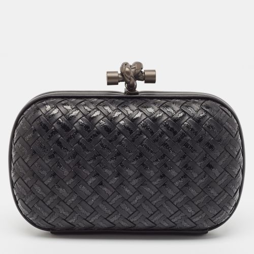 Intrecciato Leather Knot Clutch - Bottega Veneta - Modalova