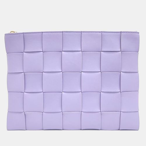 Leather Clutch - Bottega Veneta - Modalova