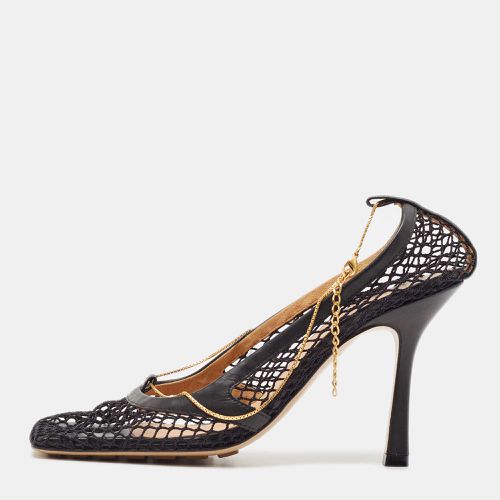 Mesh and Leather Stretch Pumps Size 38 - Bottega Veneta - Modalova