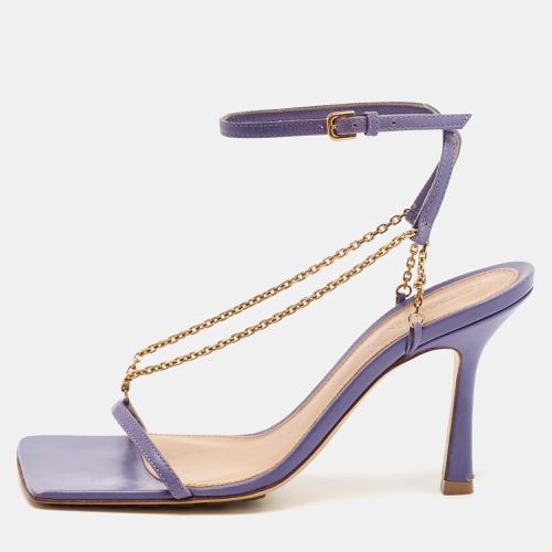 Leather Strech Ankle Strap Sandals Size 36 - Bottega Veneta - Modalova