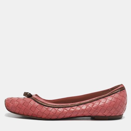 Intrecciato Leather Ballet Flats Size 36 - Bottega Veneta - Modalova