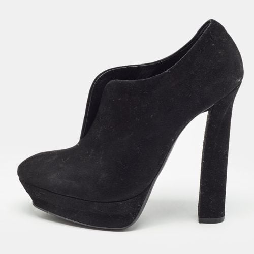 Suede Platform Ankle Boots Size 38.5 - Bottega Veneta - Modalova