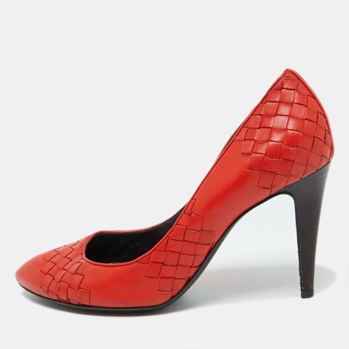 Intrecciato Leather Pumps Size 38.5 - Bottega Veneta - Modalova