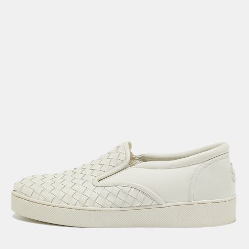 Woven Leather Dodger Slip On Sneakers Size 38.5 - Bottega Veneta - Modalova