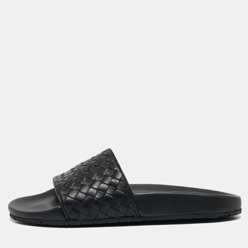 Intrecciato Leather Flat Slides Size 37 - Bottega Veneta - Modalova