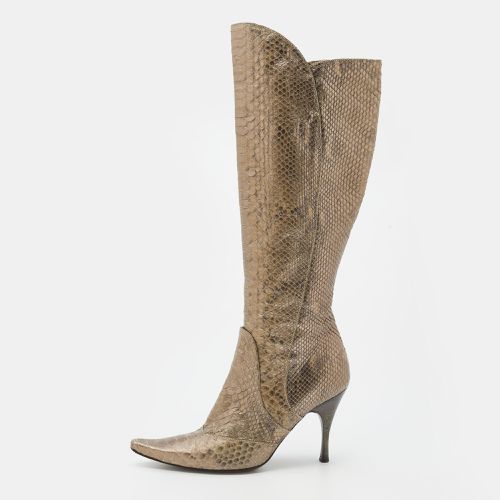 Python Knee Length Boots Size 38 - Bottega Veneta - Modalova