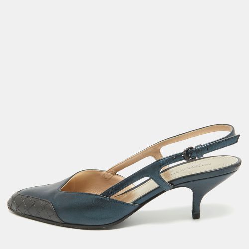 Two Tone Leather Slingback Pumps Size 37 - Bottega Veneta - Modalova