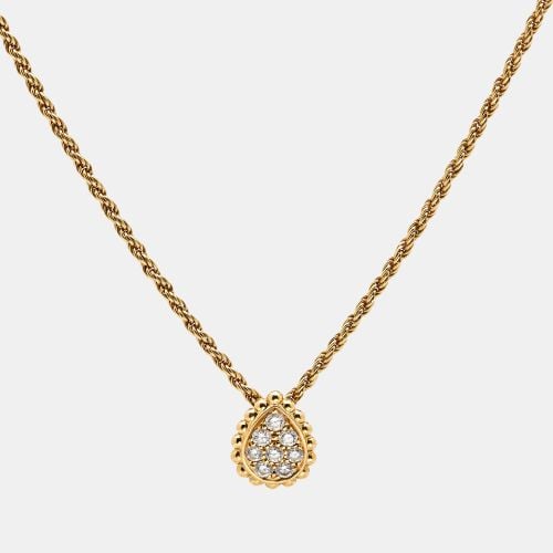 Serpent Boheme S Motif Diamond 18k Gold Necklace - Boucheron - Modalova