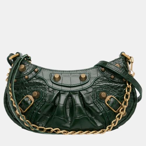 Crocodile Embossed Le Cagole Mini - Balenciaga - Modalova