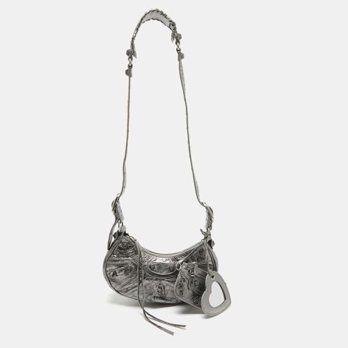 Metallic Patent Leather XS Le Cagole Shoulder Bag - Balenciaga - Modalova