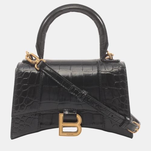 Leather HOURGLASS XS Handbag - Balenciaga - Modalova