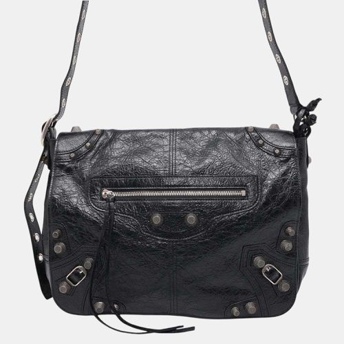 Leather Le Cagoule Medium Shoulder Bag - Balenciaga - Modalova