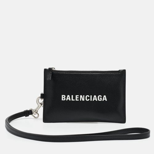 Leather Card Holder Pouch - Balenciaga - Modalova