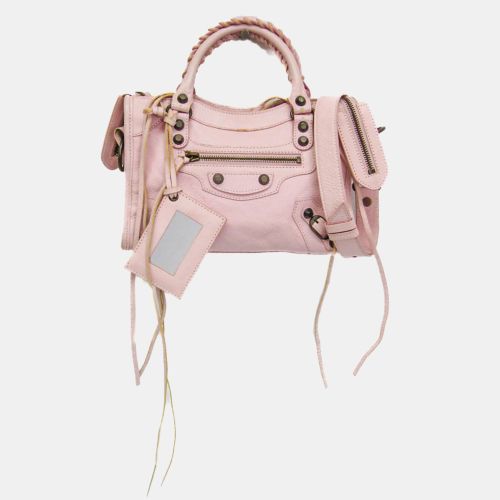 Classic Mini City Leather Light Handbag - Balenciaga - Modalova