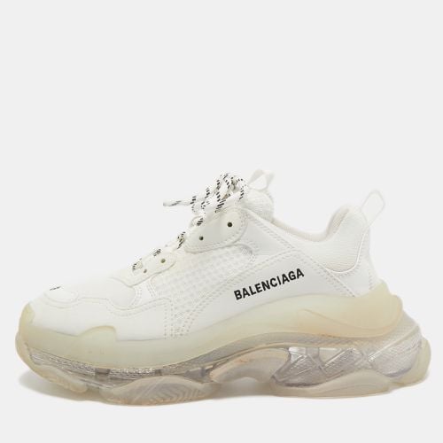 Faux Leather and Mesh Triple S Sneakers Size 39 - Balenciaga - Modalova