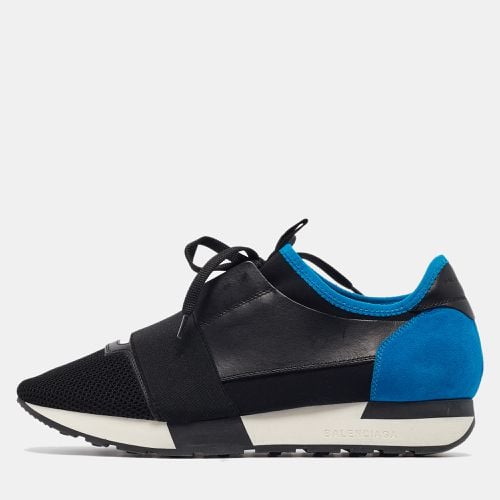 Leather and Mesh Race Runner Sneakers Size 40 - Balenciaga - Modalova