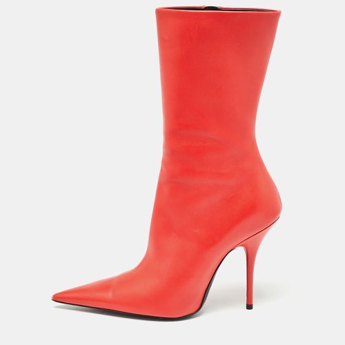 Leather Knife Midcalf Boots Size 39 - Balenciaga - Modalova