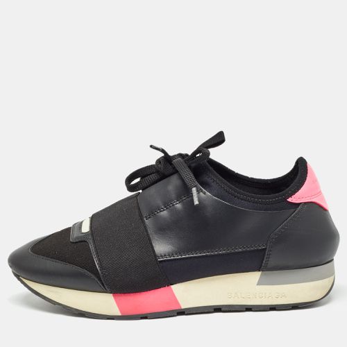 Leather Race Runner Sneakers Size 36 - Balenciaga - Modalova