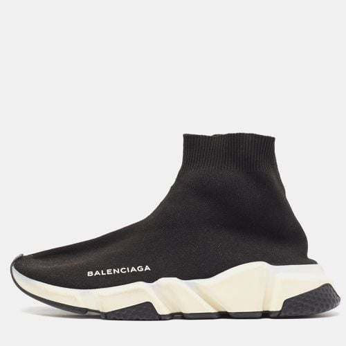 Knit Fabric Speed Trainer High Top Sneakers Size 39 - Balenciaga - Modalova