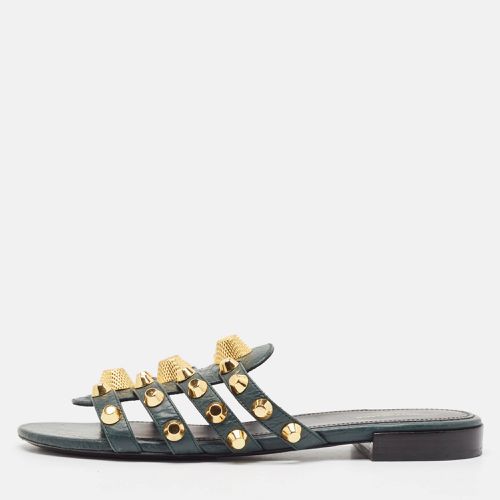 Leather Arena Flat Sandals Size 37.5 - Balenciaga - Modalova