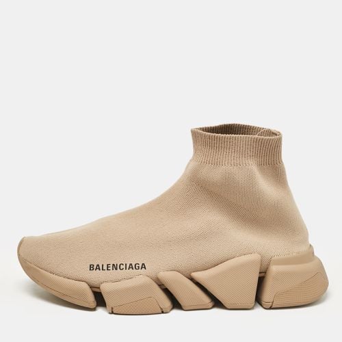 Knit Fabric Speed Trainer Slip On Sneakers Size 39 - Balenciaga - Modalova