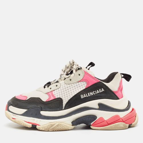 Mesh and Nubuck Leather Triple S Sneakers Size 37 - Balenciaga - Modalova