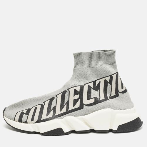 Knit Fabric Speed Trainer Slip On Sneakers Size 40 - Balenciaga - Modalova