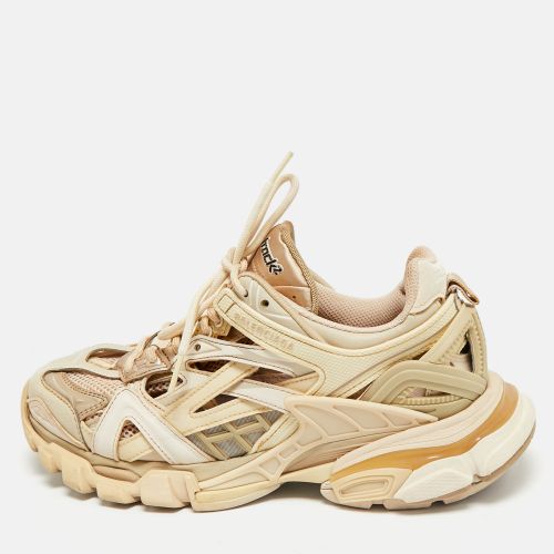Faux Leather and Mesh Track 2 Low Top Sneakers Size 38 - Balenciaga - Modalova