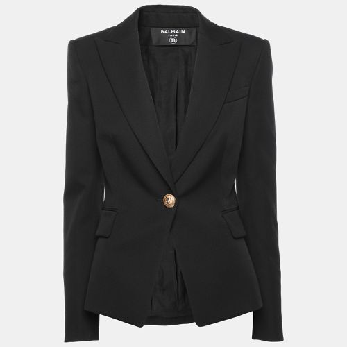 Wool One Buttoned Blazer XS - Balmain - Modalova