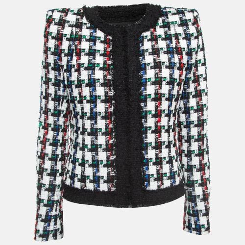 Tweed Collarless Jacket M - Balmain - Modalova